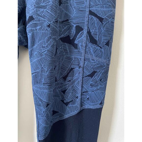Athleta Full Length Tropical Side Pocket Leggings Blue Size XS - Picture 5 of 11
